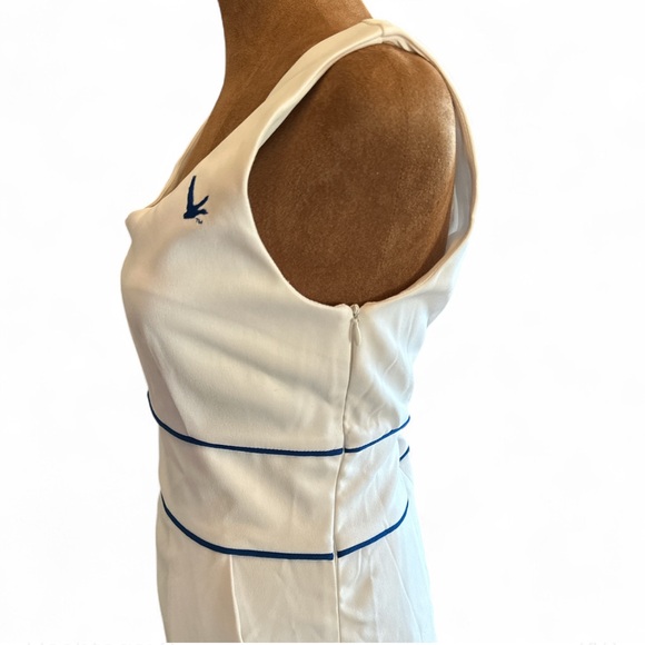 Y2K Grey Goose Vodka Promotion Sleeveless Dress with Navy Accents - Picture 5 of 8